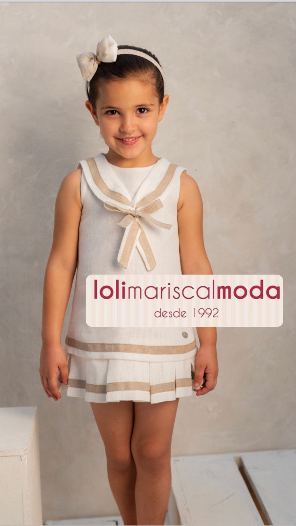 Vestido Basmarti niña 24091