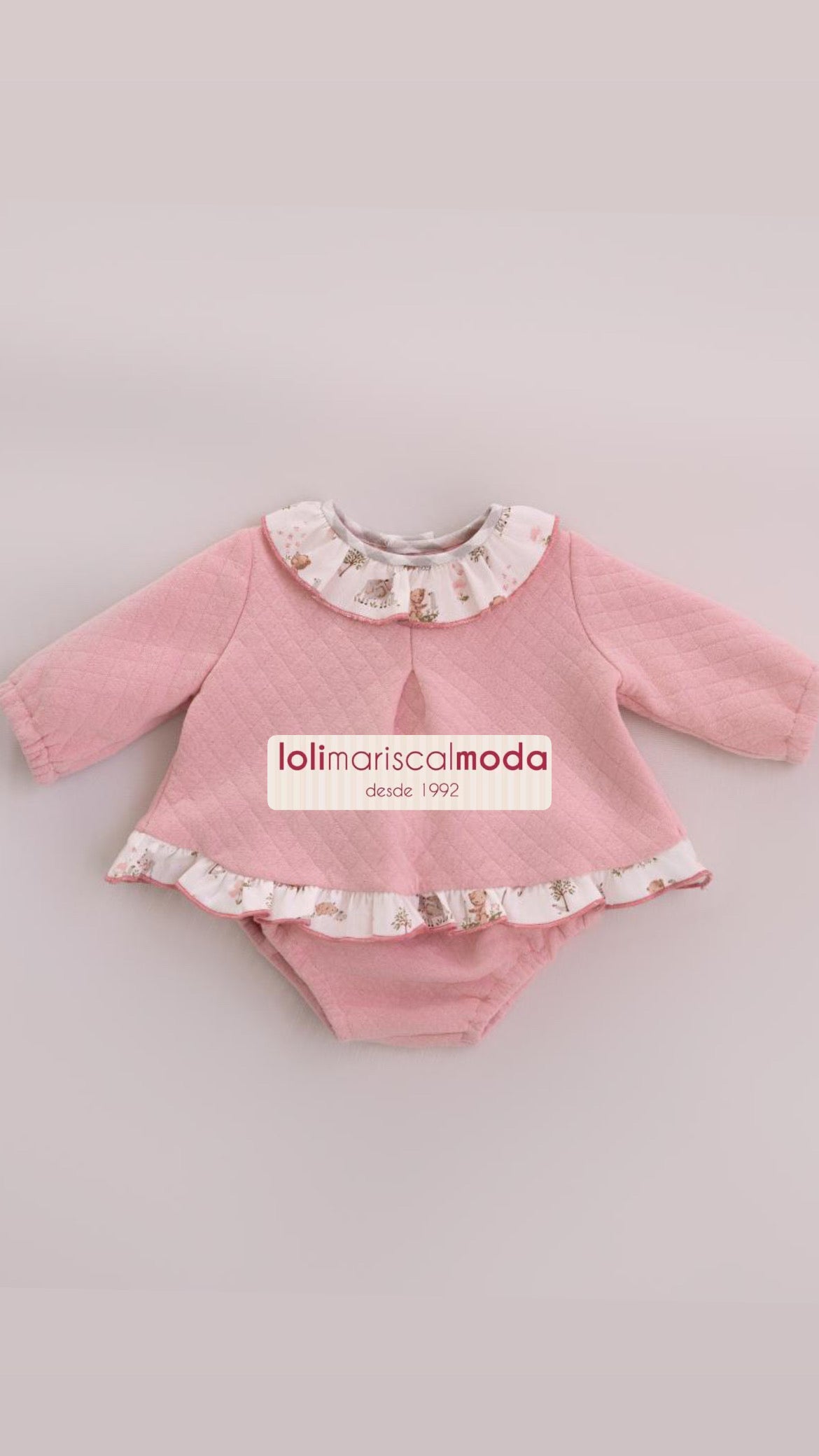 Vestido y braga rosa 32/24 Miranda