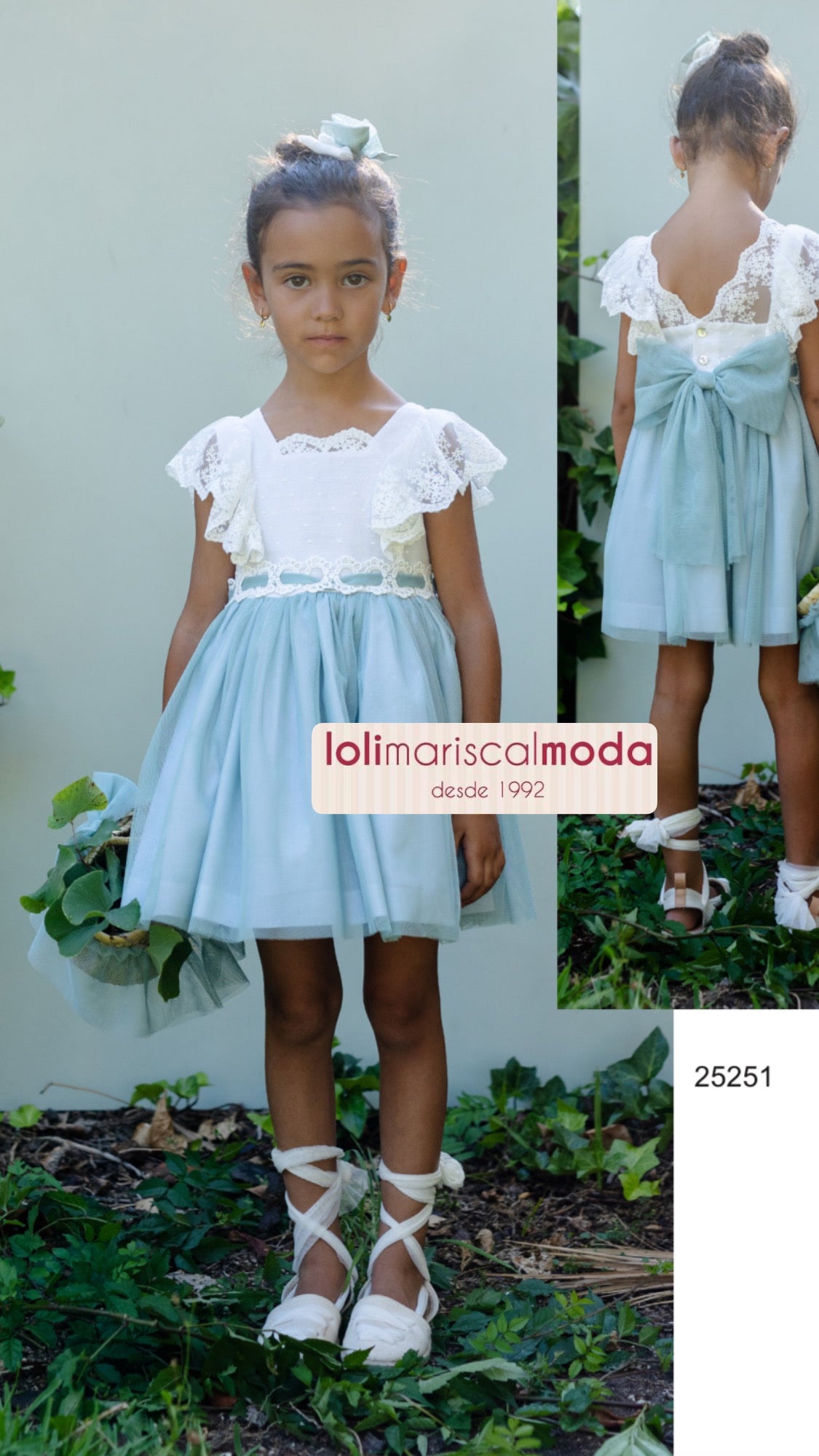 Vestido Basmarti verde Juana de Arco