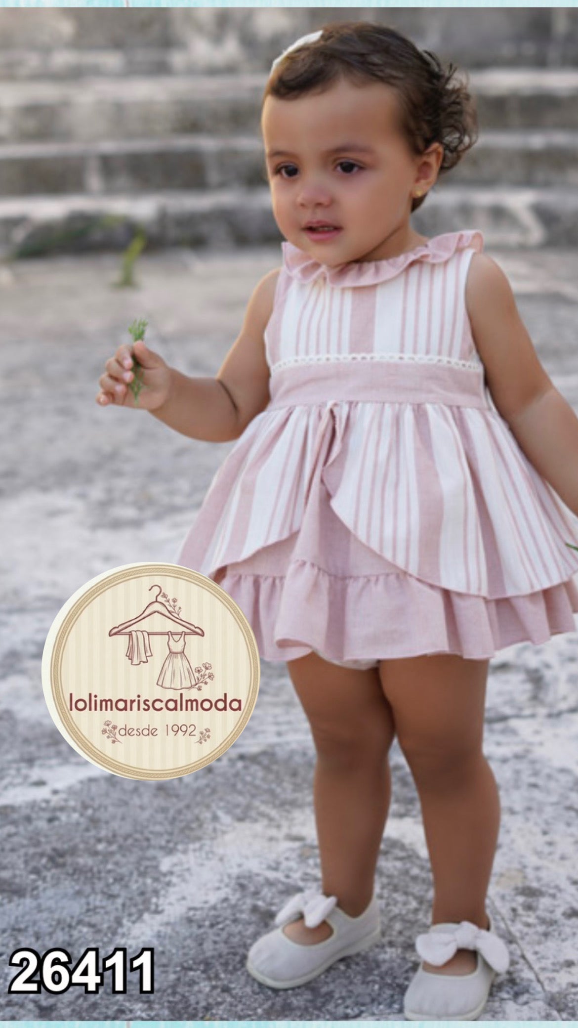 Jesusito Bebé niña salmón Dbb Colección 26411