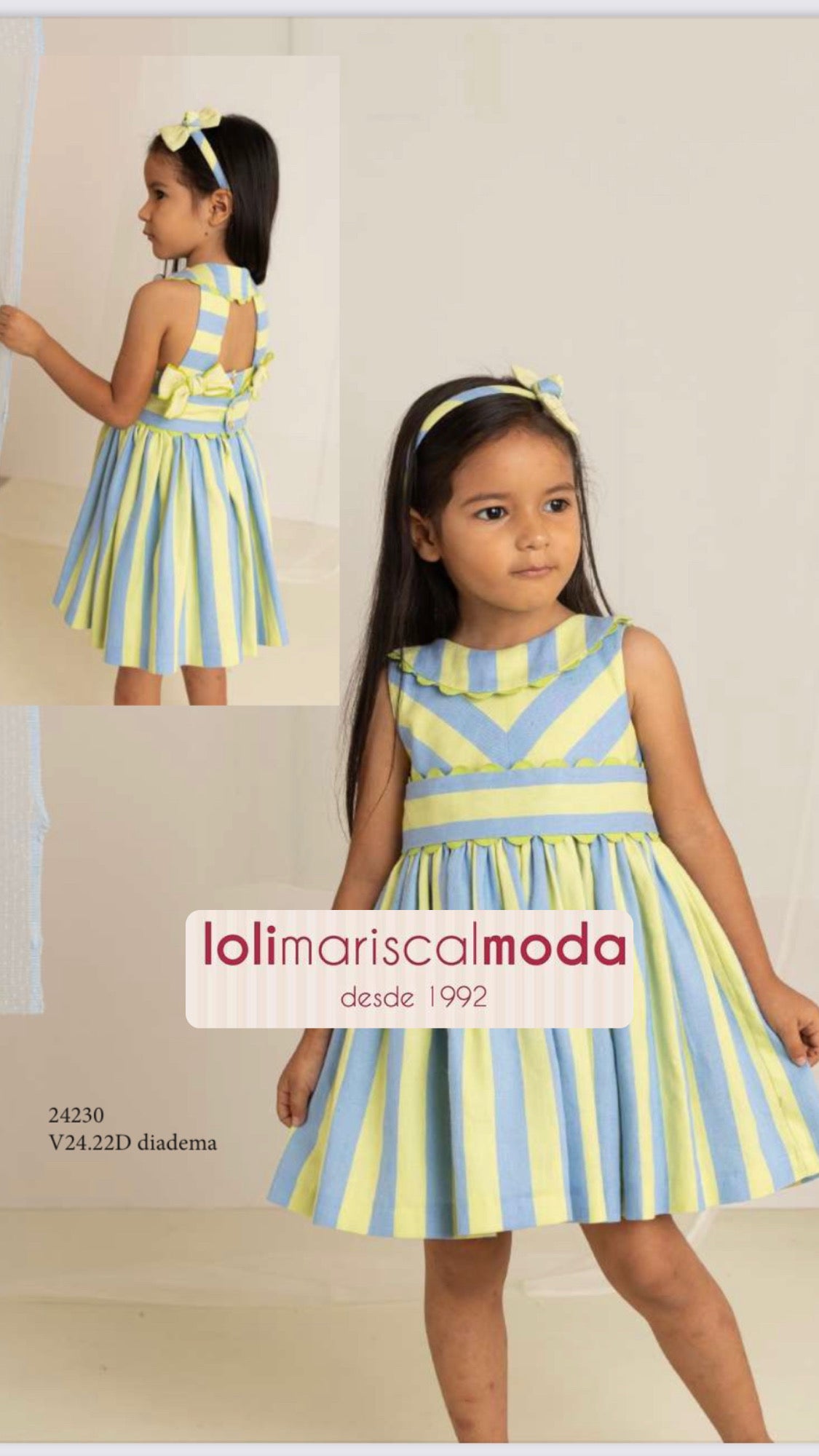 Vestido niña Basmarti Discóbolo Vielo 24230