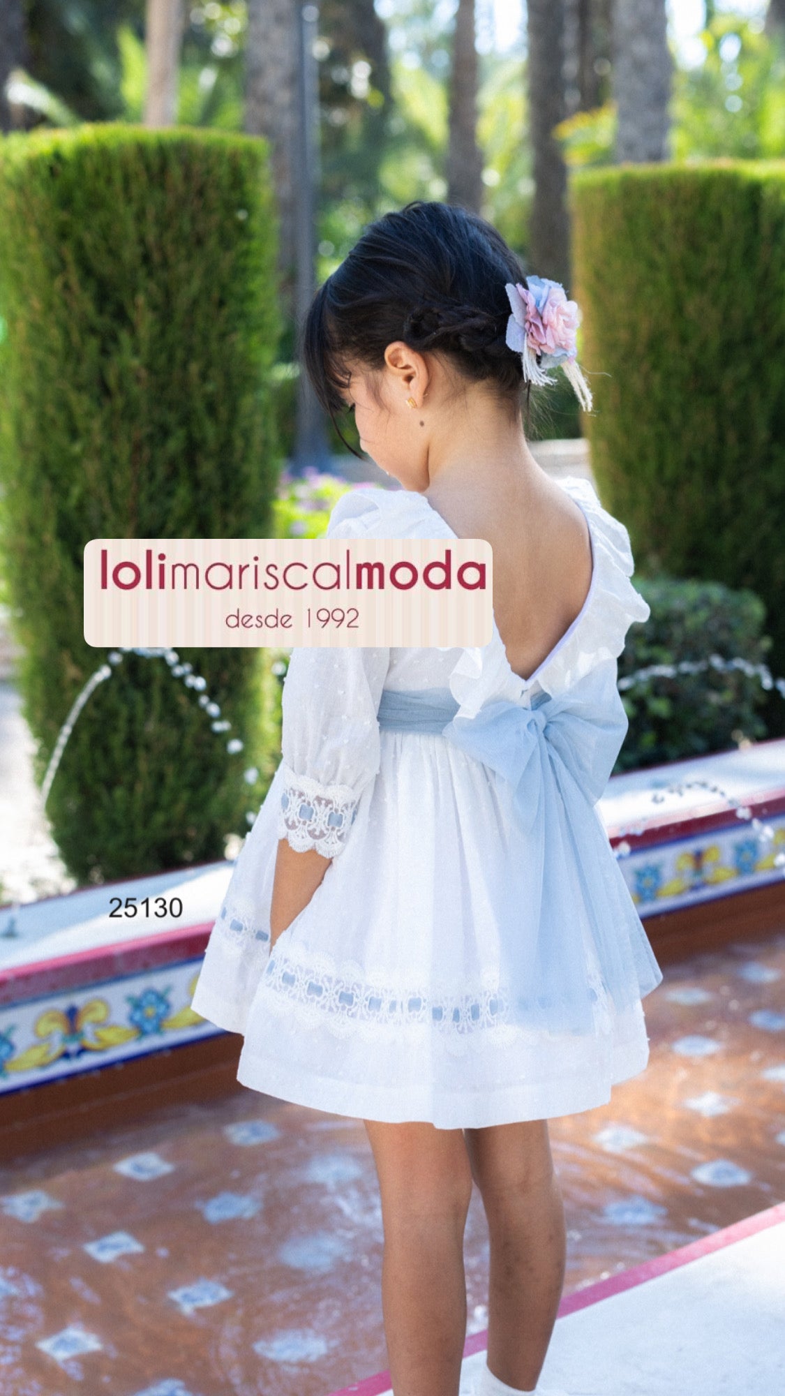 Vestido Juana de Arco Basmarti 25130 azul