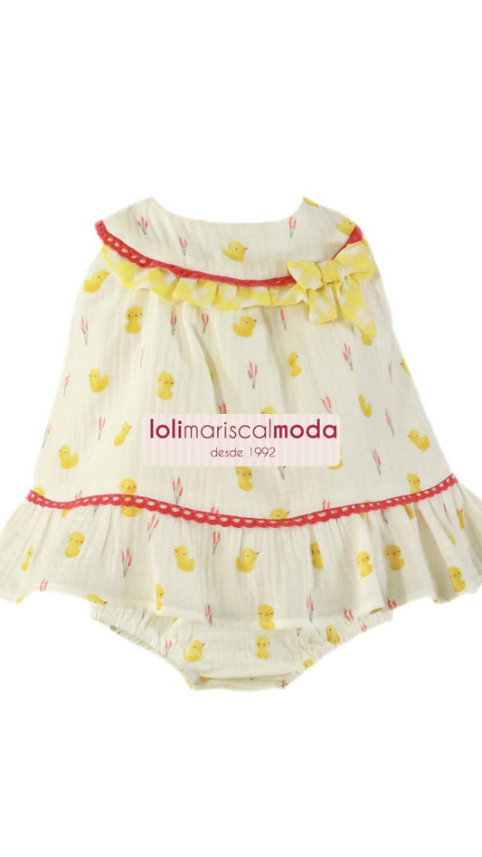 Miranda vestido y braga bebé Niña 31/vb