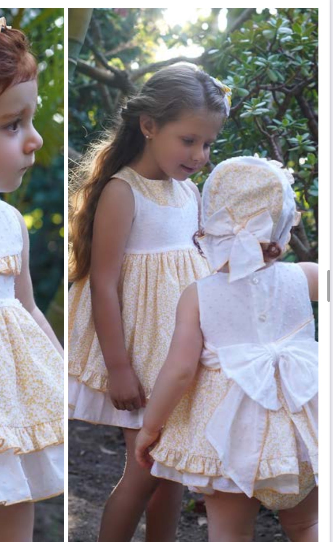 Vestido Blanco y celeste Dbb Coleccion 23401