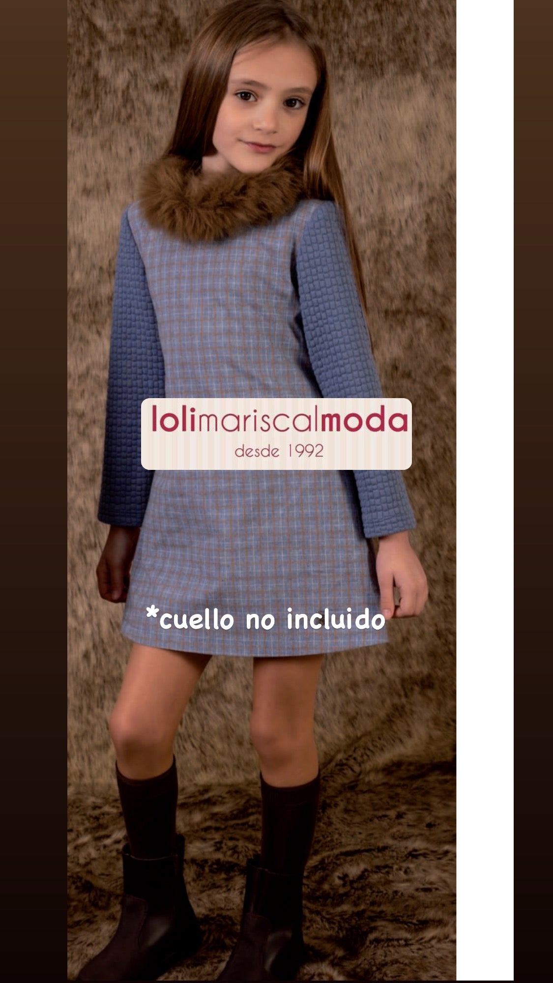 Vestido Vera cuadri Rocky