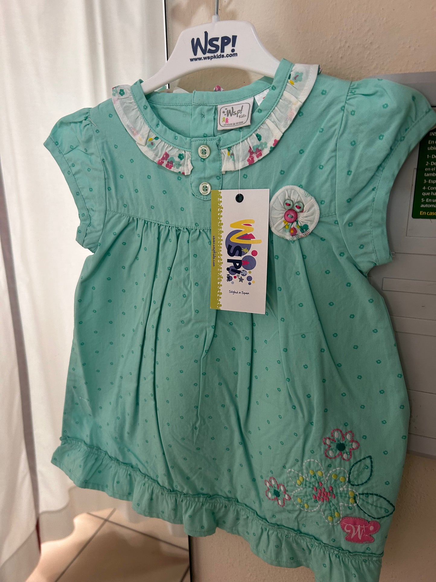 Vestido verde WSP