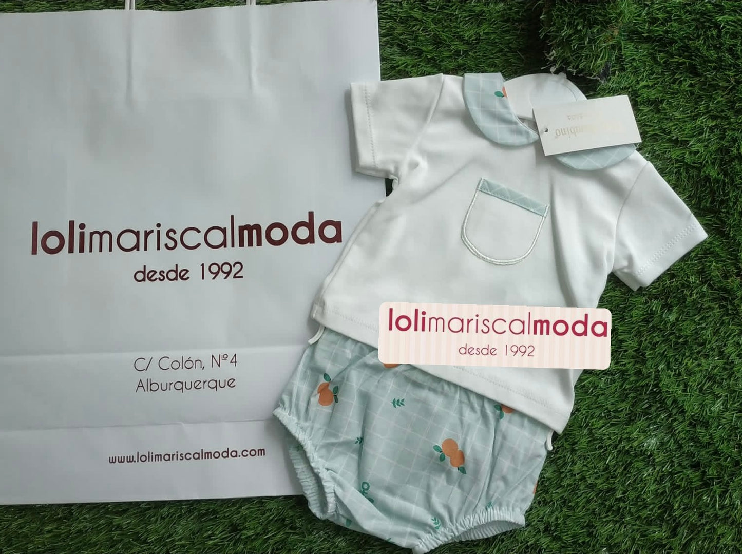 Conjunto Tony Bambino melocotón