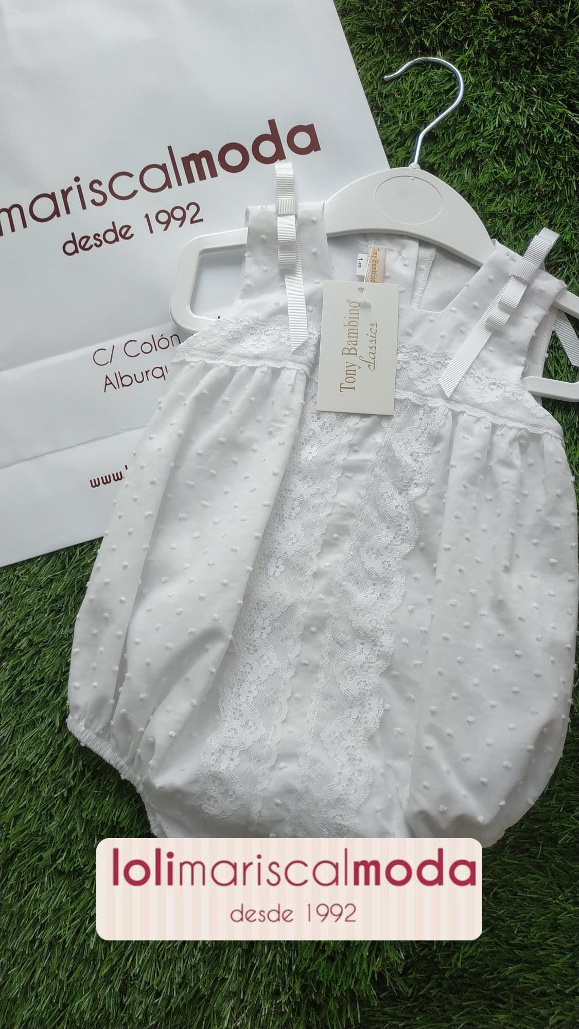 Pelele Tony Bambino blanco