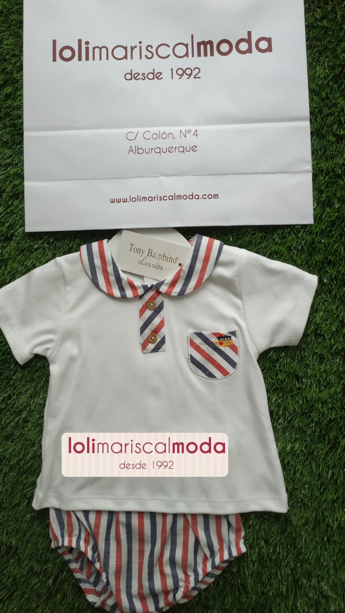 Conjunto Tony Bambino Rayas