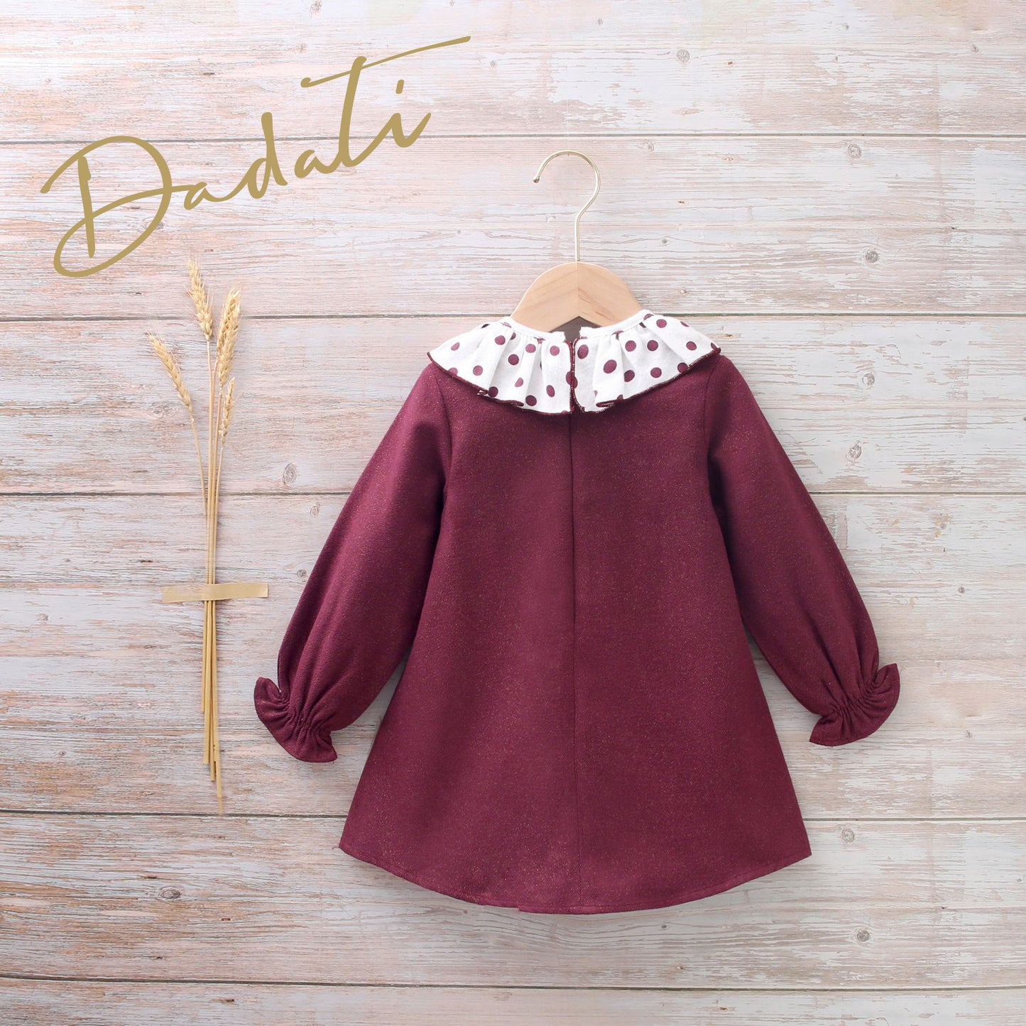 Dadati Invierno 2020 Vestido Bebé Granate 4062 lolimariscalmoda 23.99