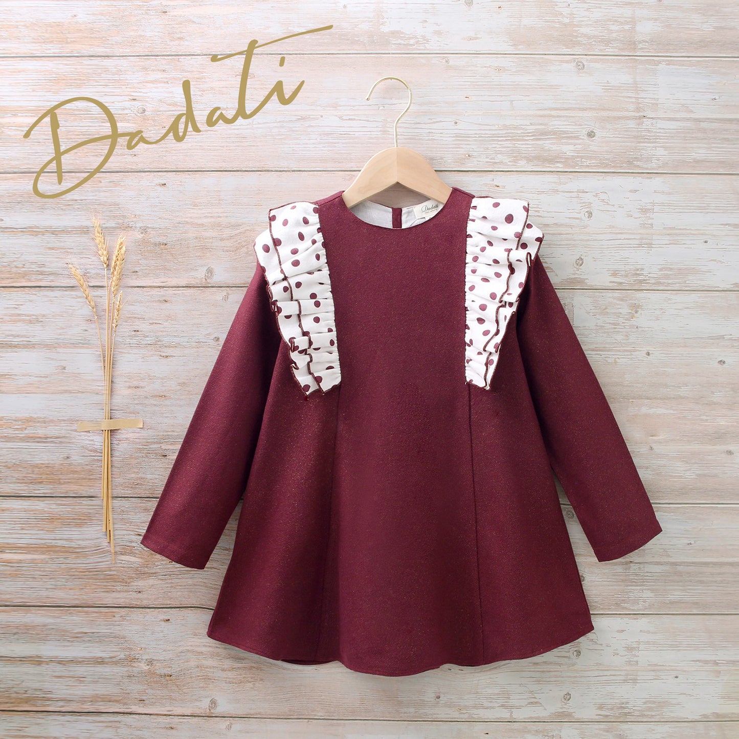 Dadati Invierno 2020 Vestido Berenjena 4071 lolimariscalmoda 24.99
