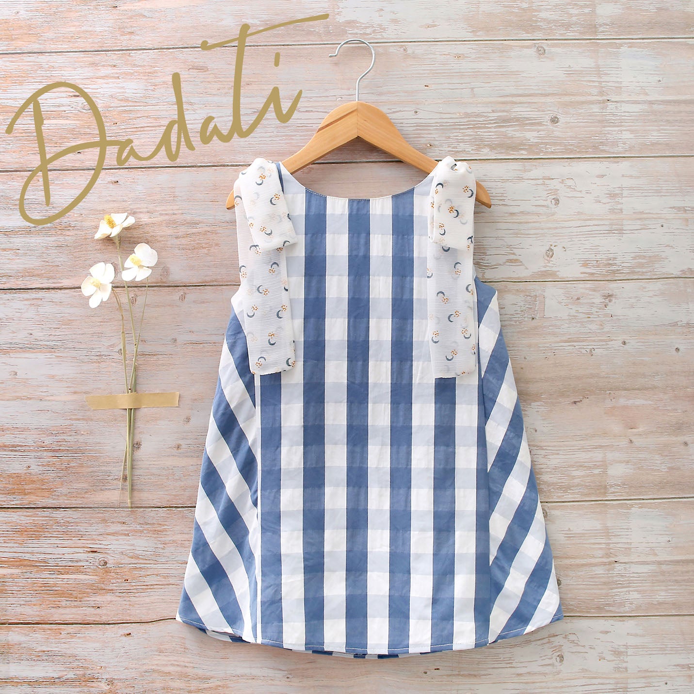 Dadati NC21 Vestido cuadros azules lolimariscalmoda 25.50