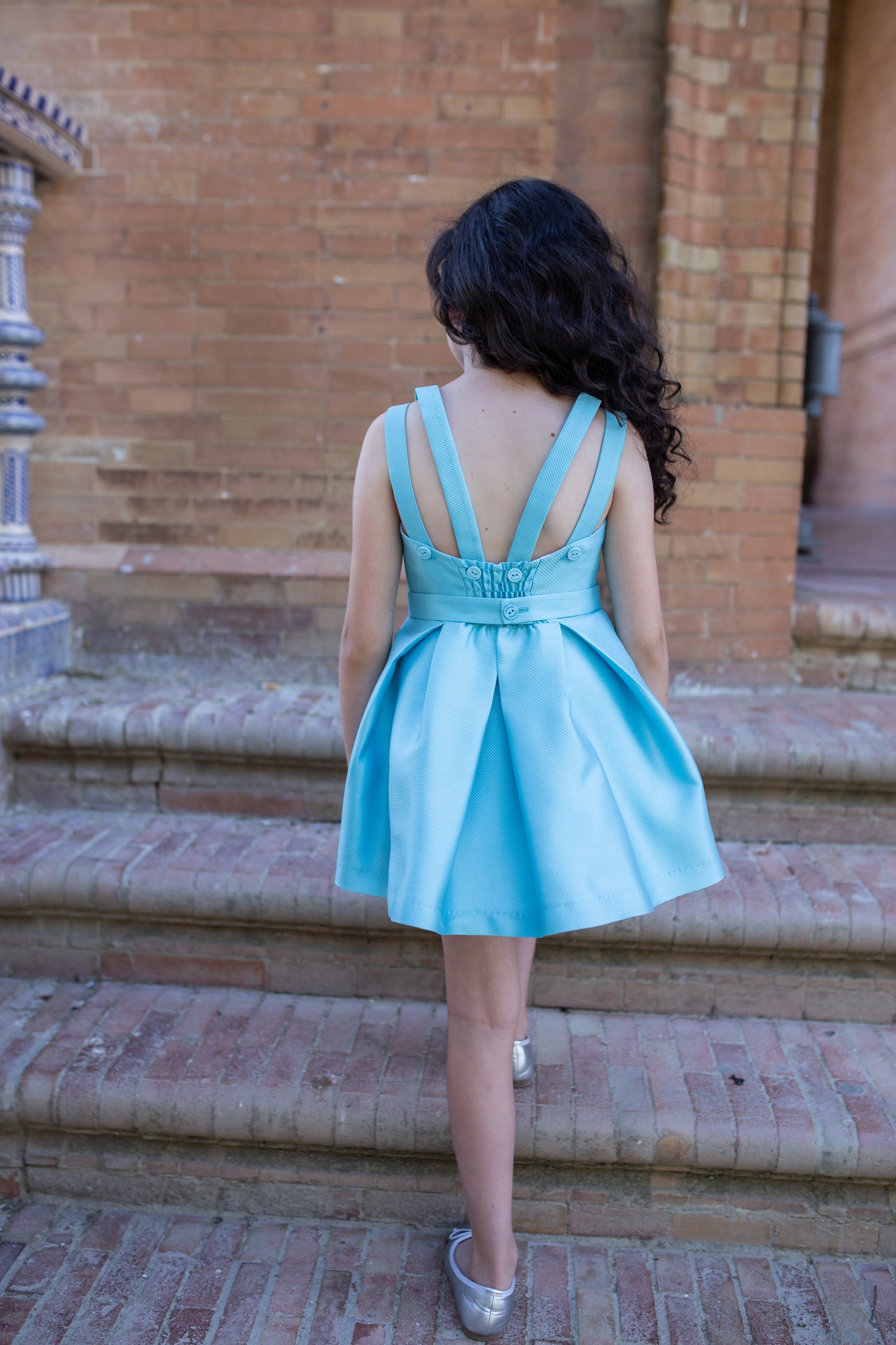 Vestido Venecia Turquesa Nekenia lolimariscalmoda