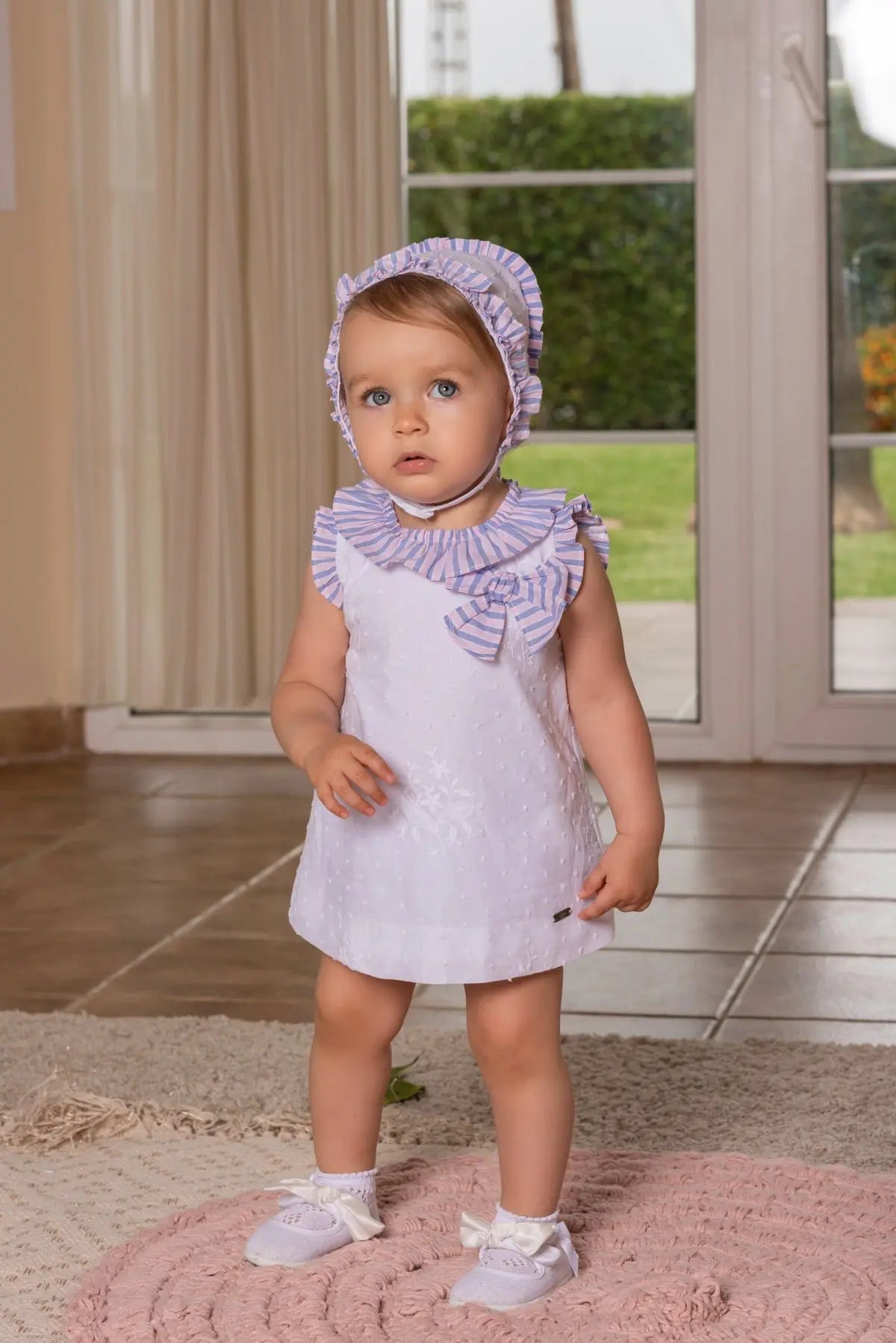 Vestido y braga Blanco Dolce Petit PV19 lolimariscalmoda