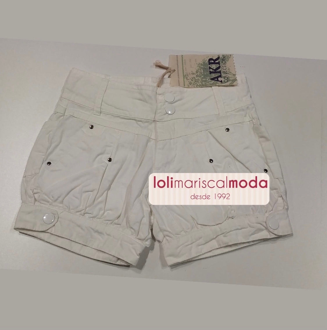 Pantalón Corto niña Beige lolimariscalmoda 7.90
