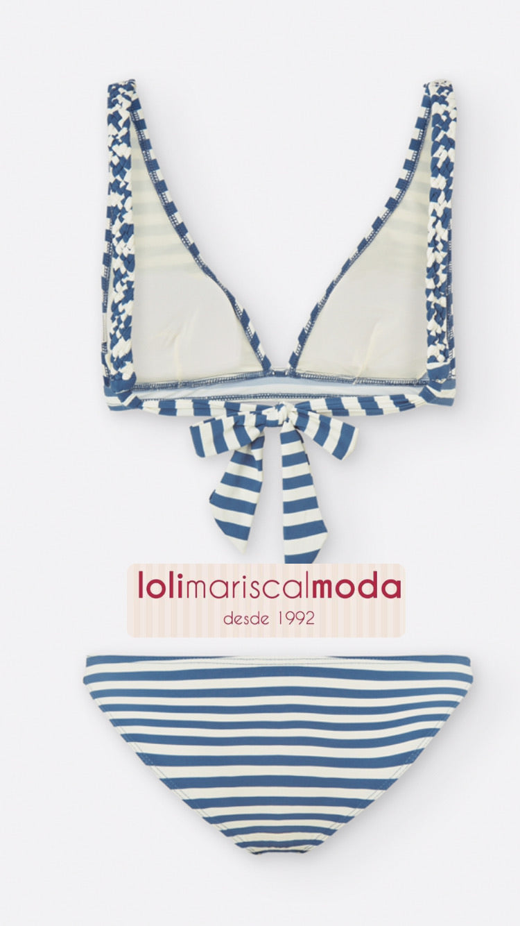 Biquini WaterLemon NC21 Rayas azules lolimariscalmoda 21.95