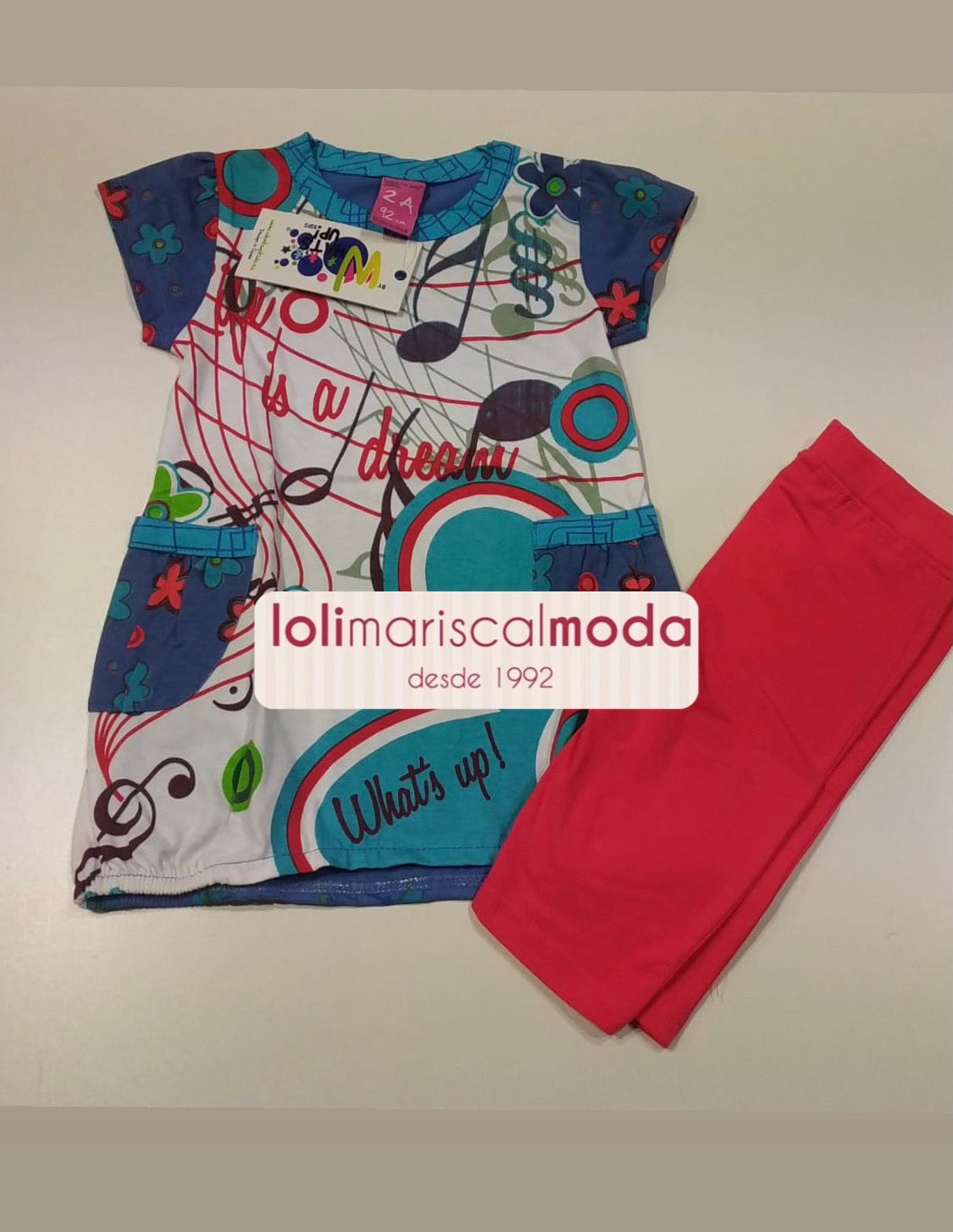 Conjunto Niña Dream azul 2 piezas lolimariscalmoda 11.90