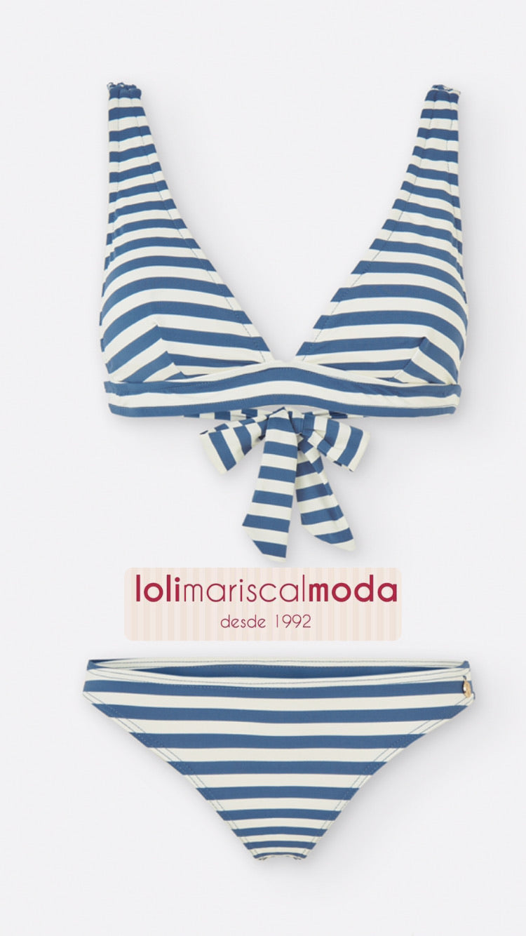 Biquini WaterLemon NC21 Rayas azules lolimariscalmoda 21.95