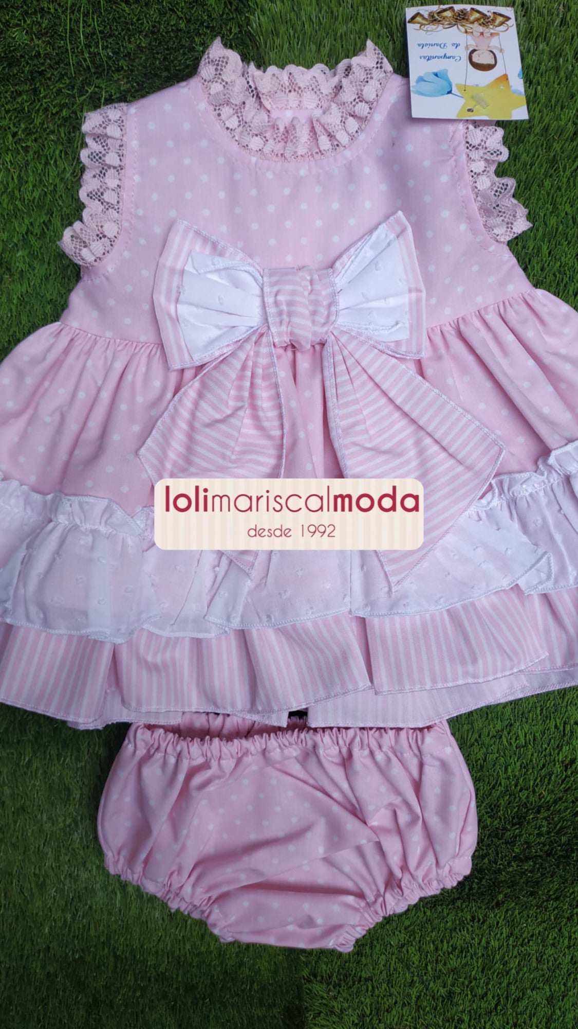 Vestido Irene Rosa Fuxia NC21 Las Campanitas de Daniela lolimariscalmoda 24.95