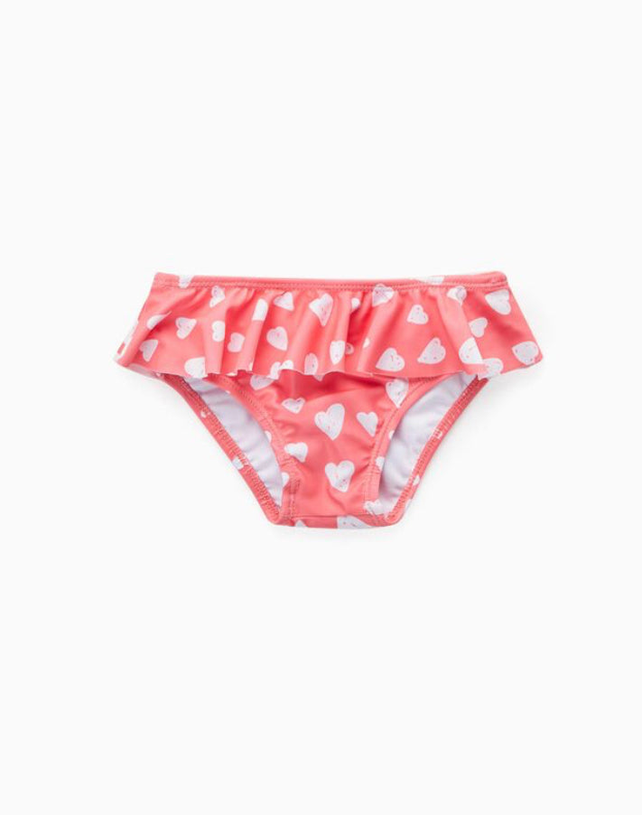 Bañador Culetín Para Bebé Niña 'Hearts', Coral lolimariscalmoda 7.99