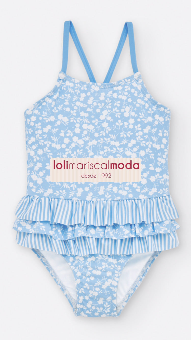 Bañador WaterLemon NC21 Flor Celeste lolimariscalmoda 17.99