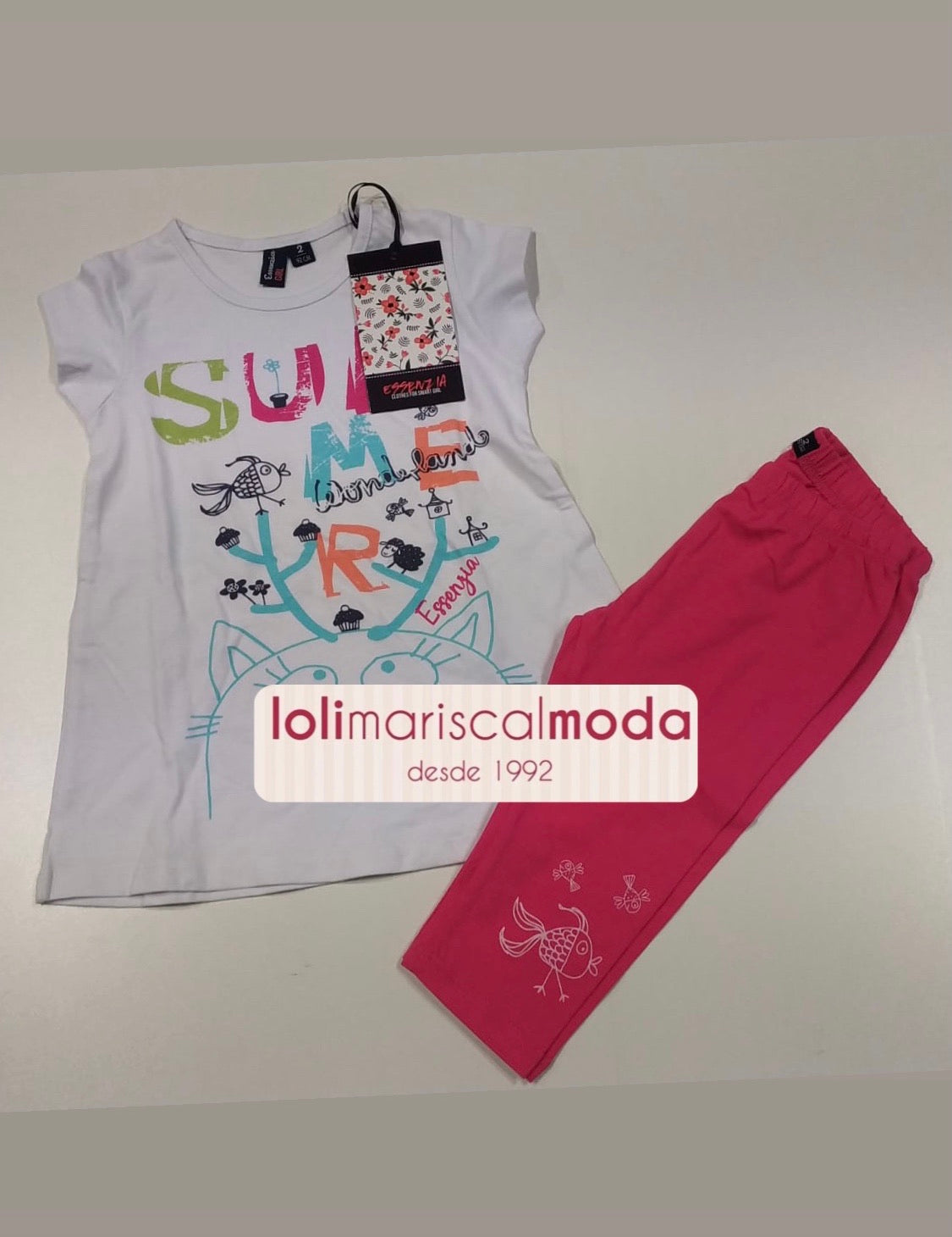 Conjunto Niña summer 2 pieza lolimariscalmoda 8.90