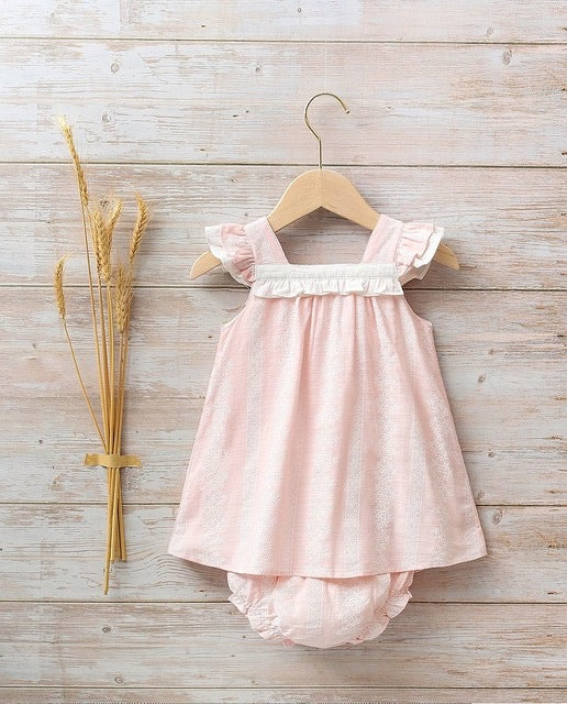 Dadati 2020 Vestido Bebé y Braguita Rosita lolimariscalmoda 23.90