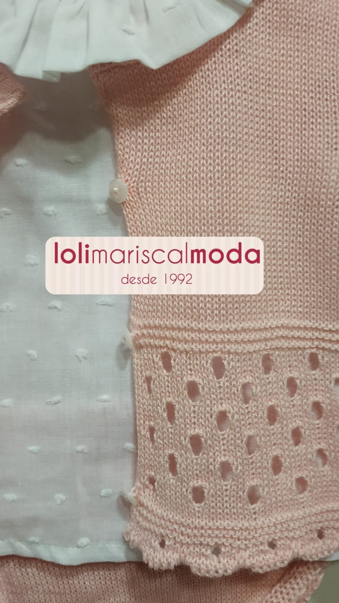 Conjunto hilo rosa Tony Bambino NC21 lolimariscalmoda 28.99