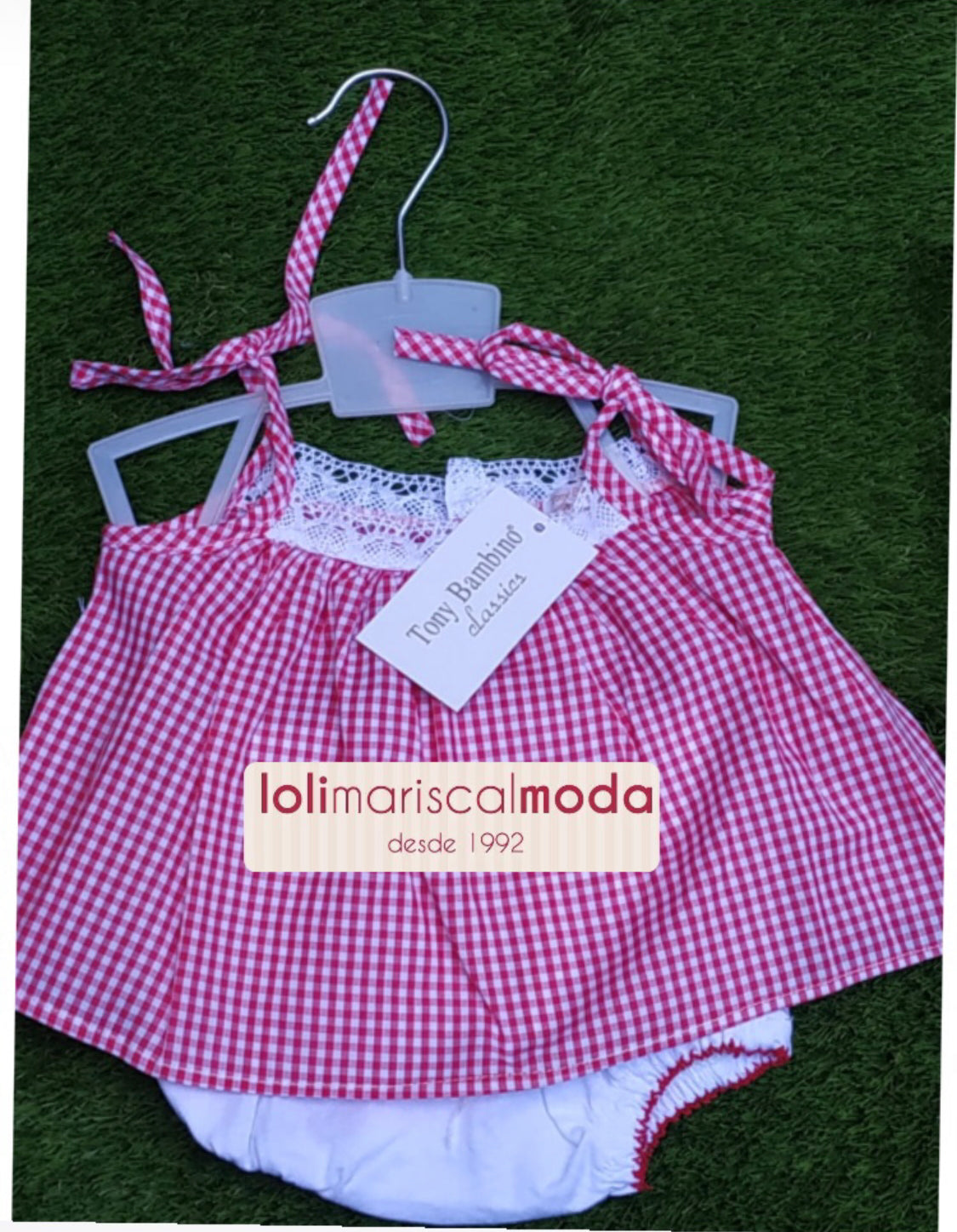 Conjunto cuadros fuxia Tony Bambino NCV22