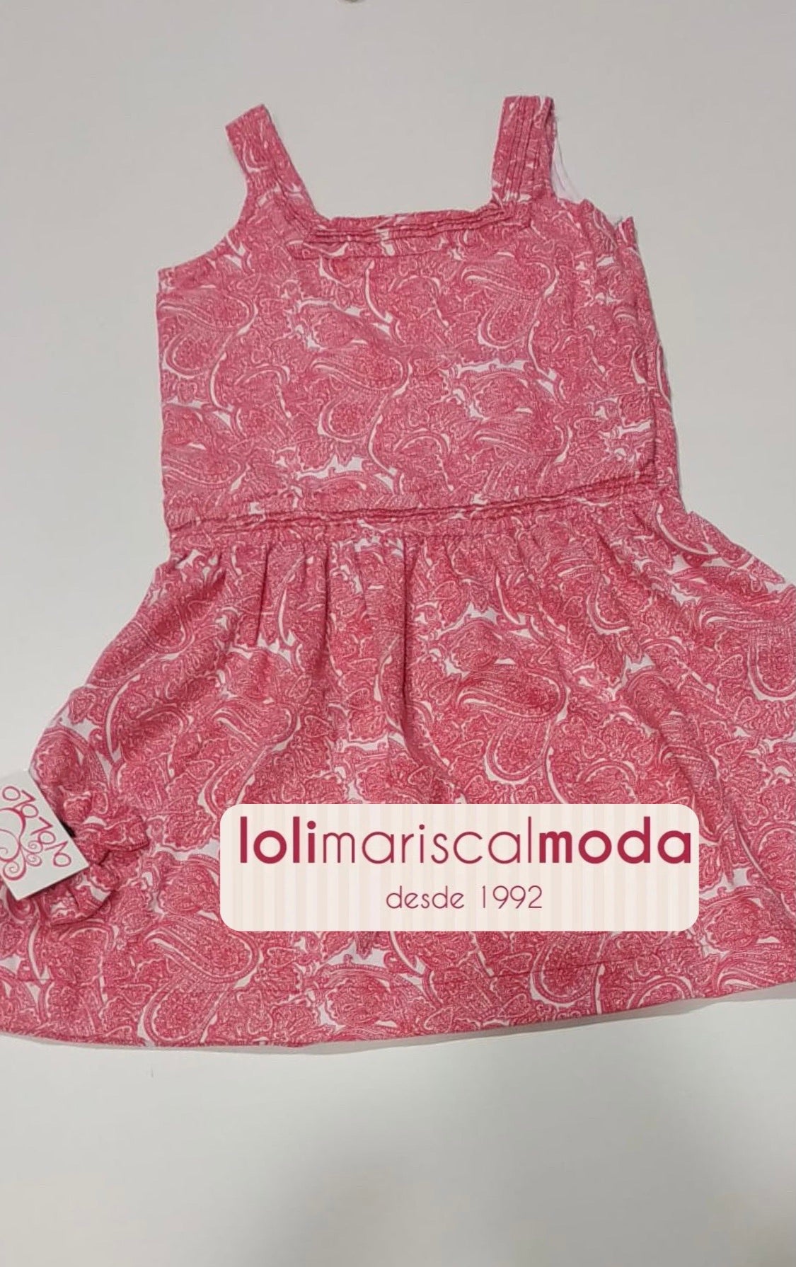 Vestido Rojo estampado lolimariscalmoda 8.99