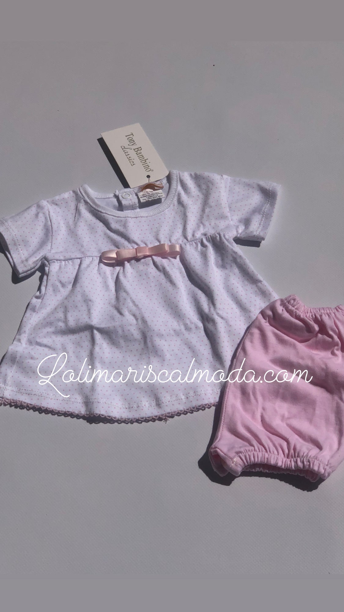 Tony Bambino Conjunto Algodón Lazo lolimariscalmoda 8.95