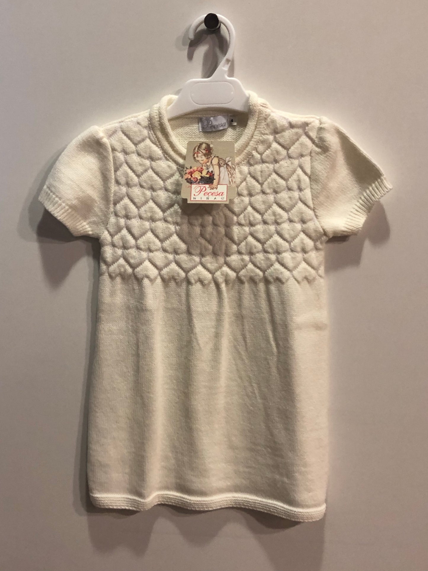 Vestido Pecesa Niña Crudo 4 años lolimariscalmoda 9.99