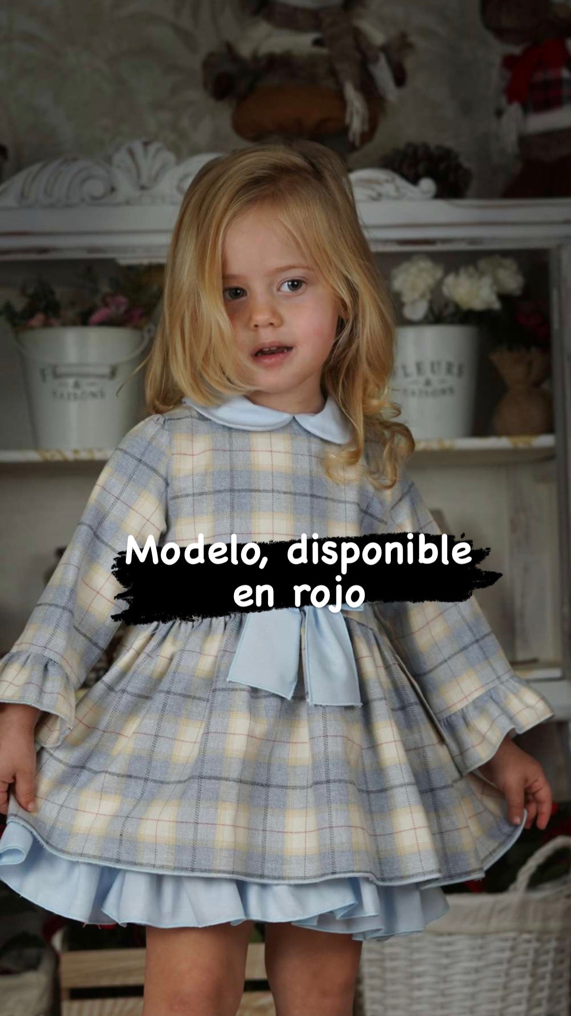 Vestido Infantil Rojo Lor Miral 22406