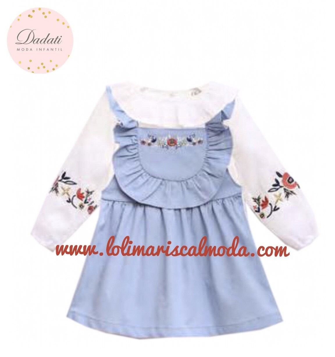 Dadati Conjunto Bordado Bebé lolimariscalmoda 24.99