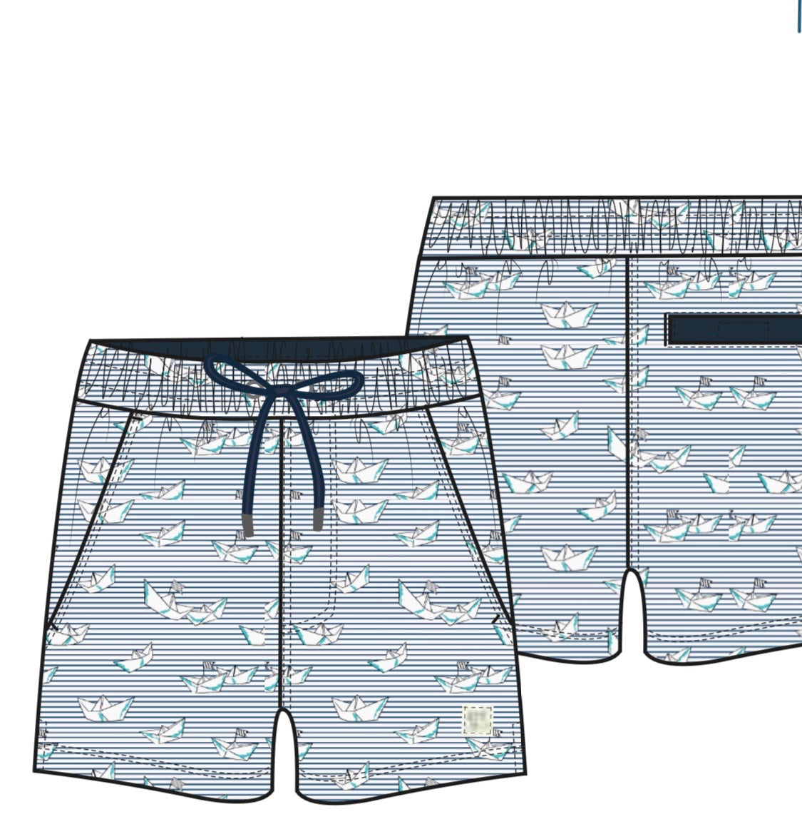 WaterLemon Bañador niño barco lolimariscalmoda 15.95