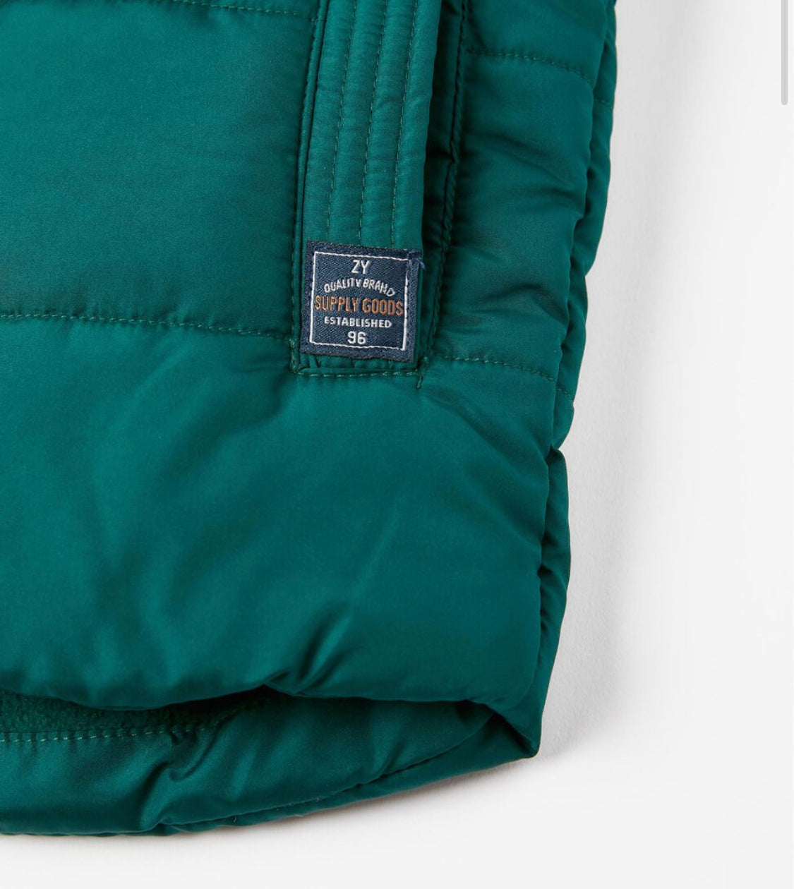 Chaleco Verde Niño Zippy