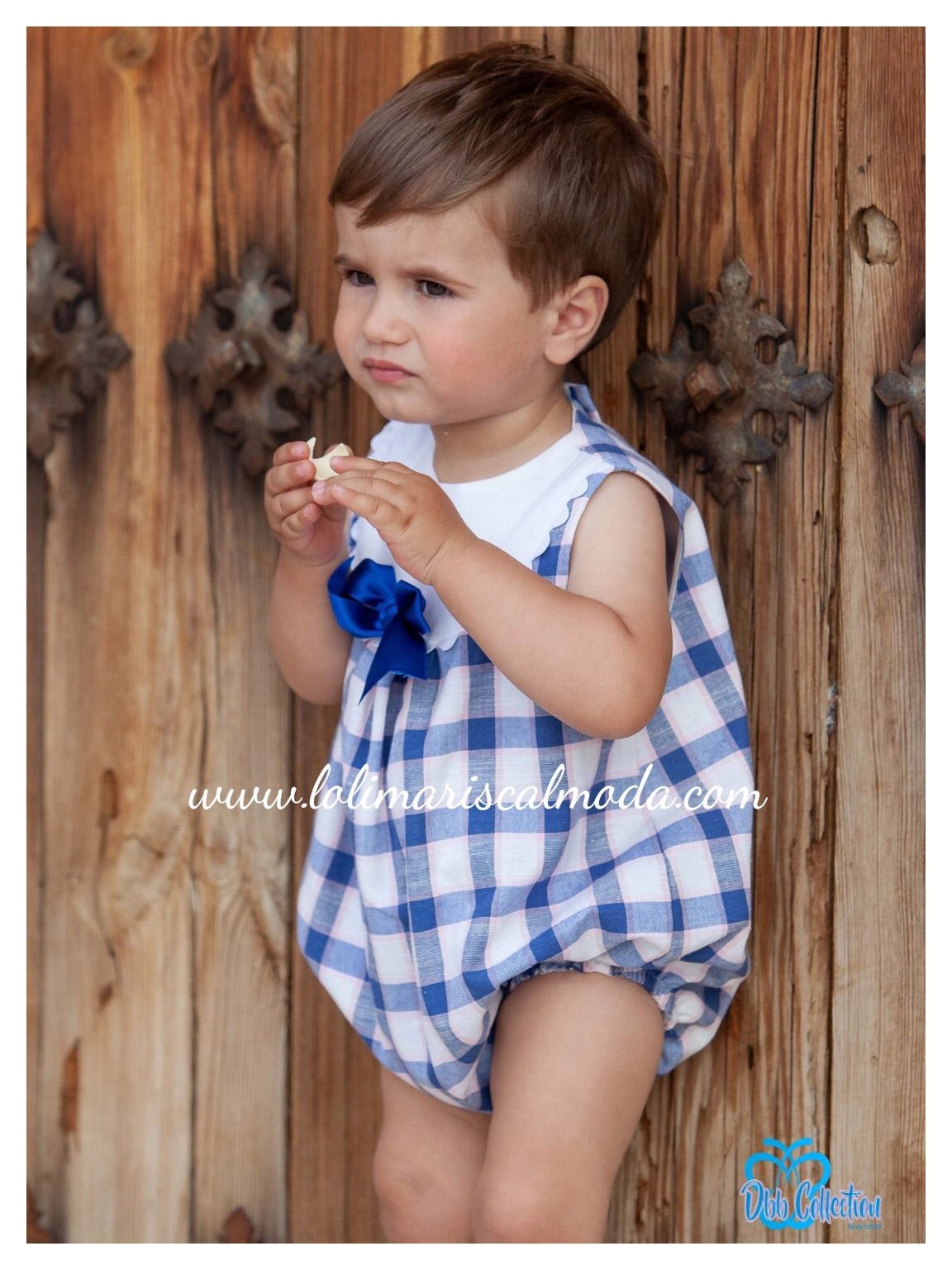 Pelele Cuadros DBB Colección 3 meses lolimariscalmoda 17.95