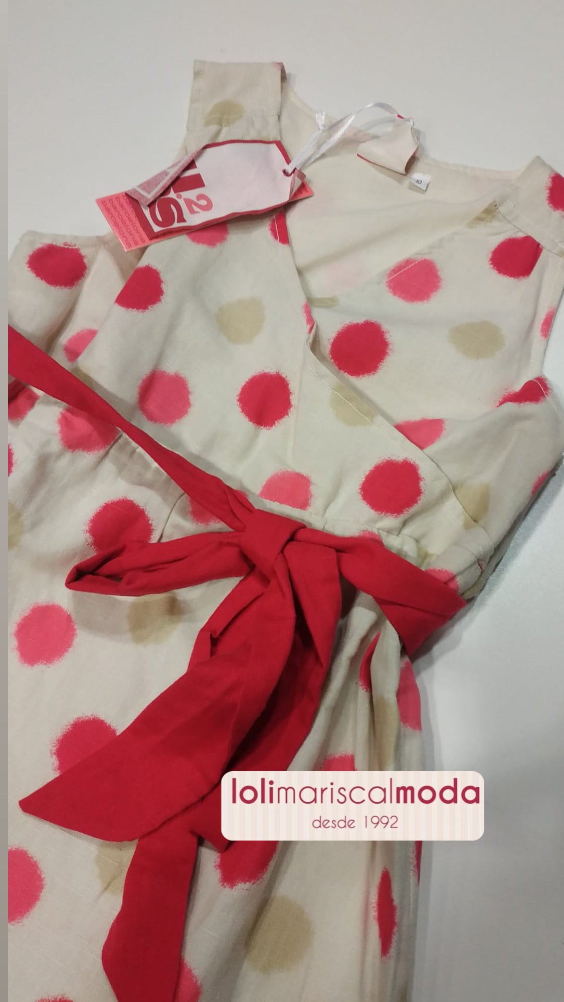 Vestido niña Lunares lolimariscalmoda 8.99