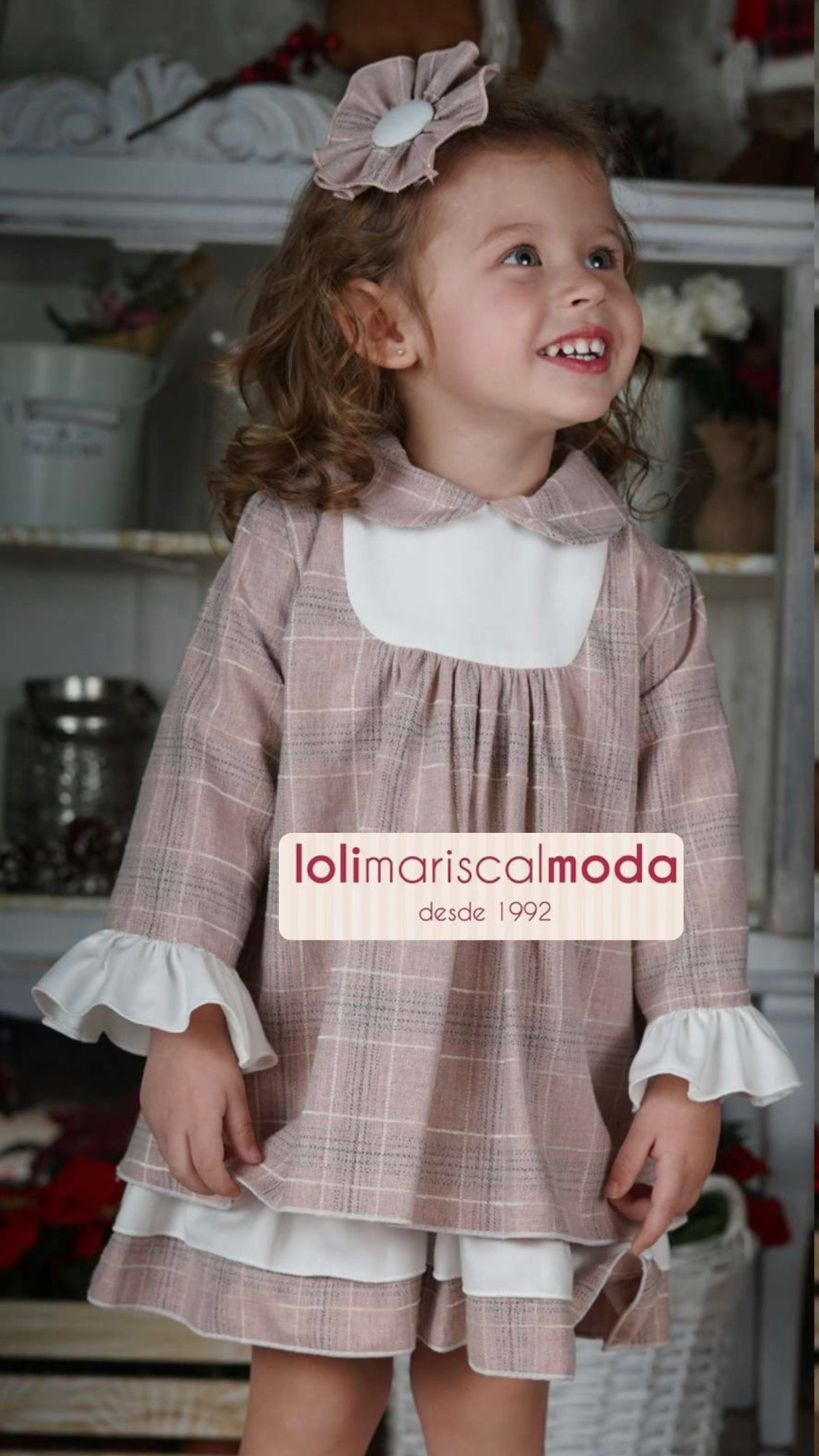 Vestido Infantil Rosa Lor Miral 22411