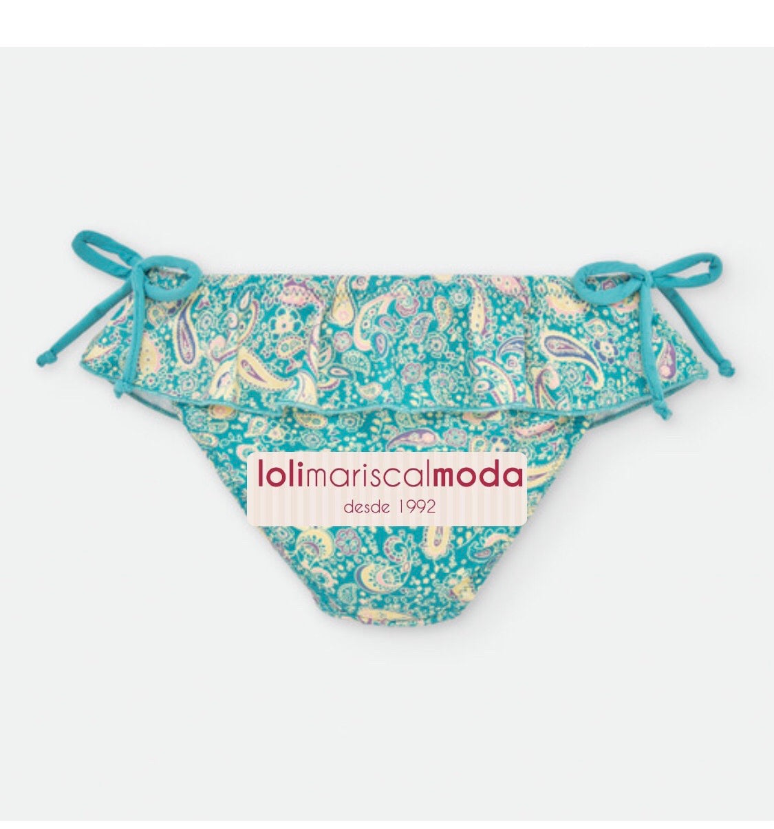Culetín Niña FloresAguamarina NC21 WaterLemon lolimariscalmoda 10.95