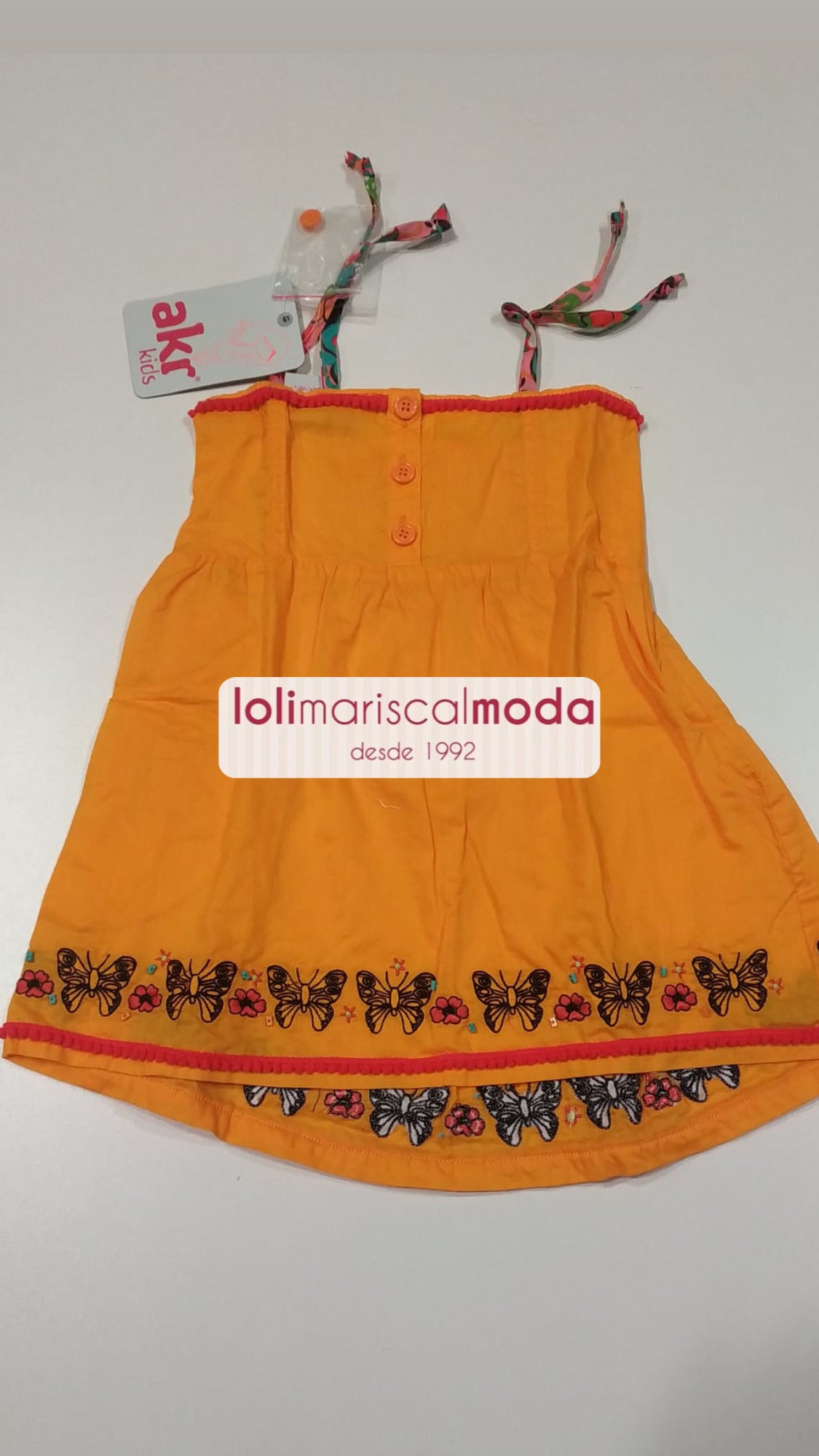 Camiseta niña Naranja lolimariscalmoda 6.99