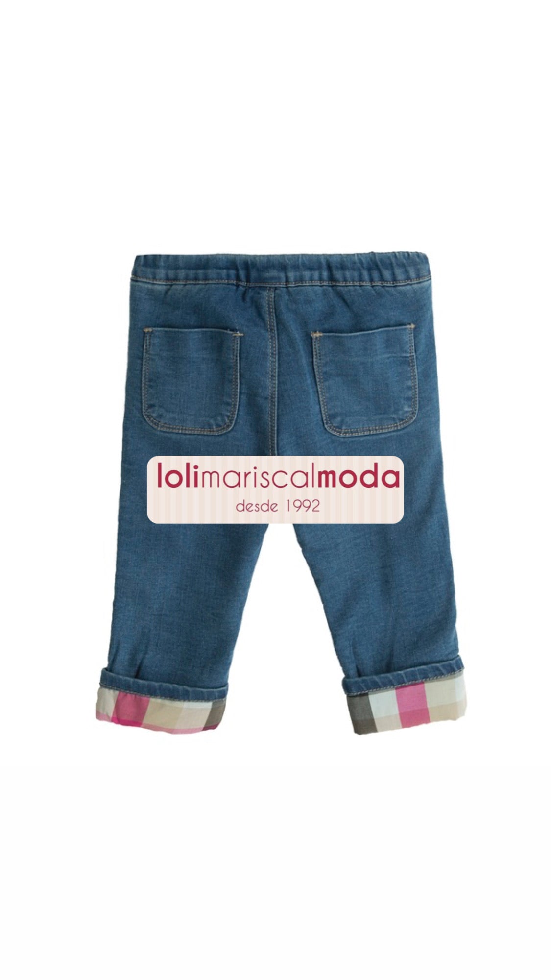 Newness conjunto cuadros y pantalón vaquero lolimariscalmoda 15.95