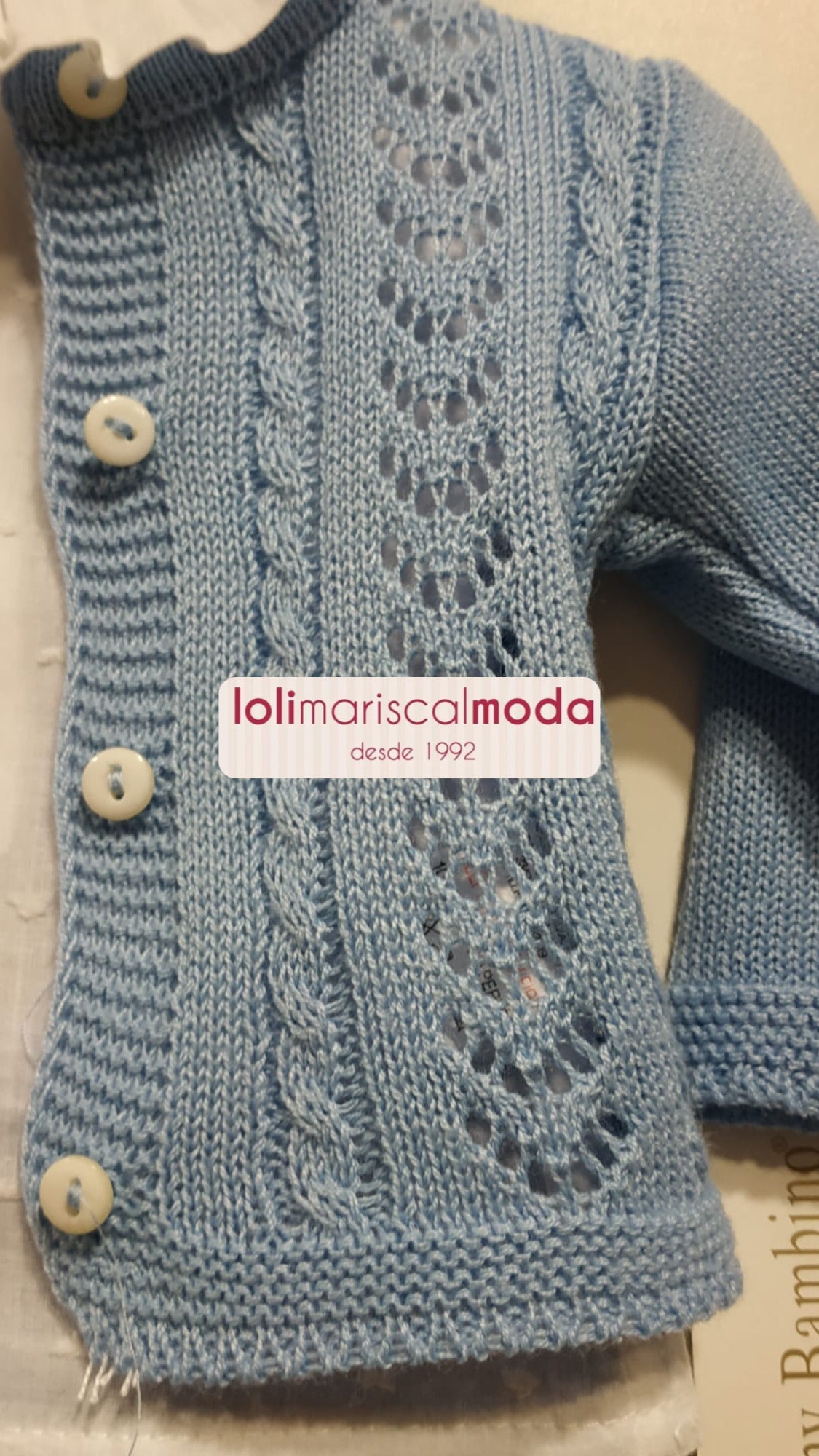 Conjunto hilo azul Tony Bambino NC21 lolimariscalmoda 22.50