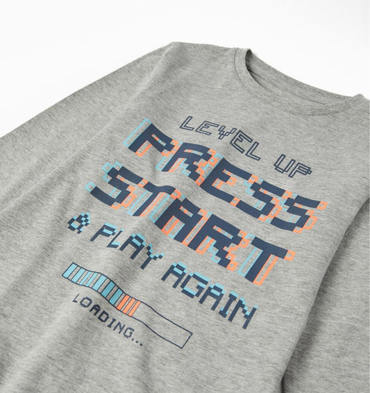 Camiseta Press Start Niño Zippy