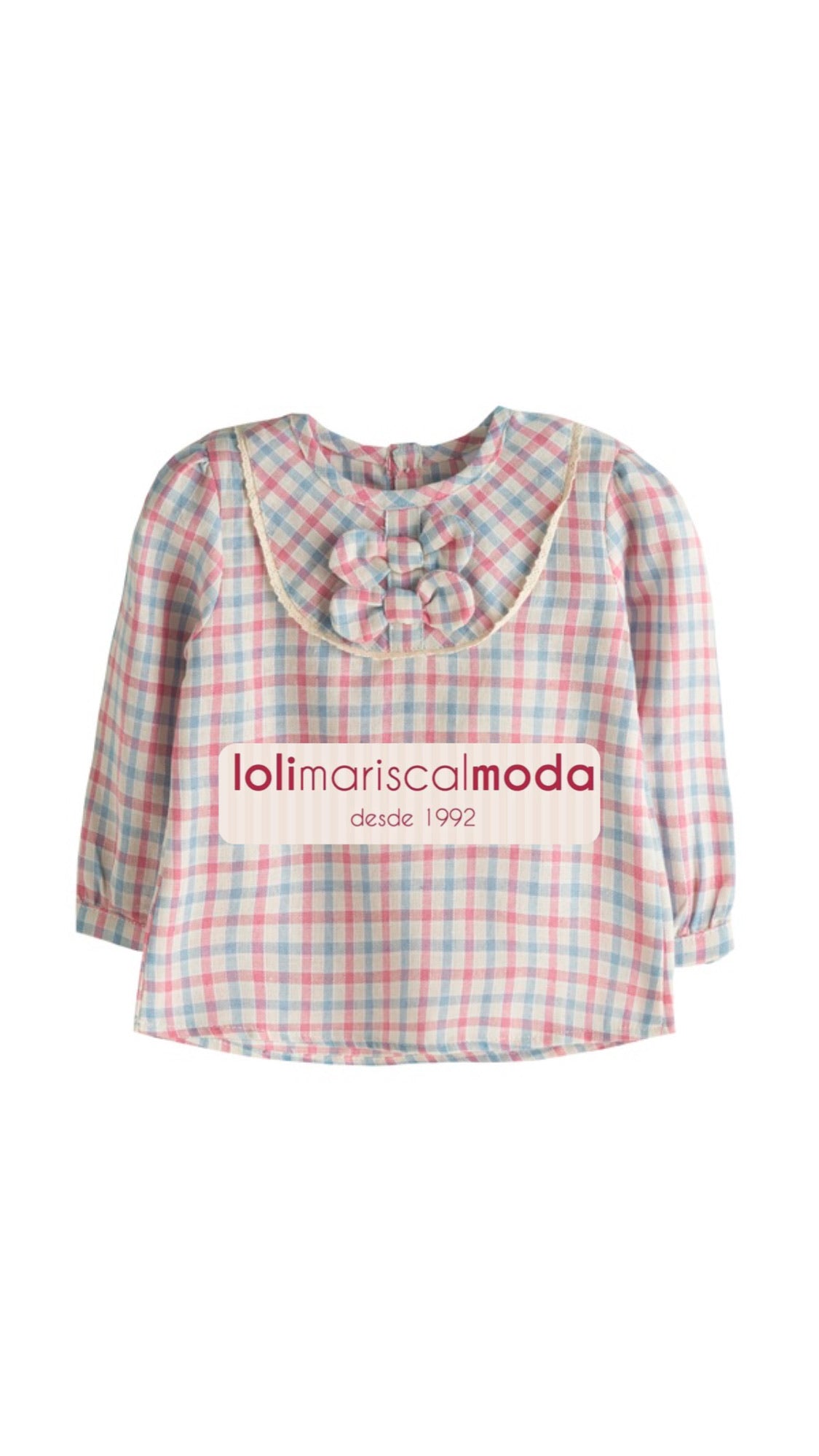 Newness conjunto cuadros y pantalón vaquero lolimariscalmoda 15.95