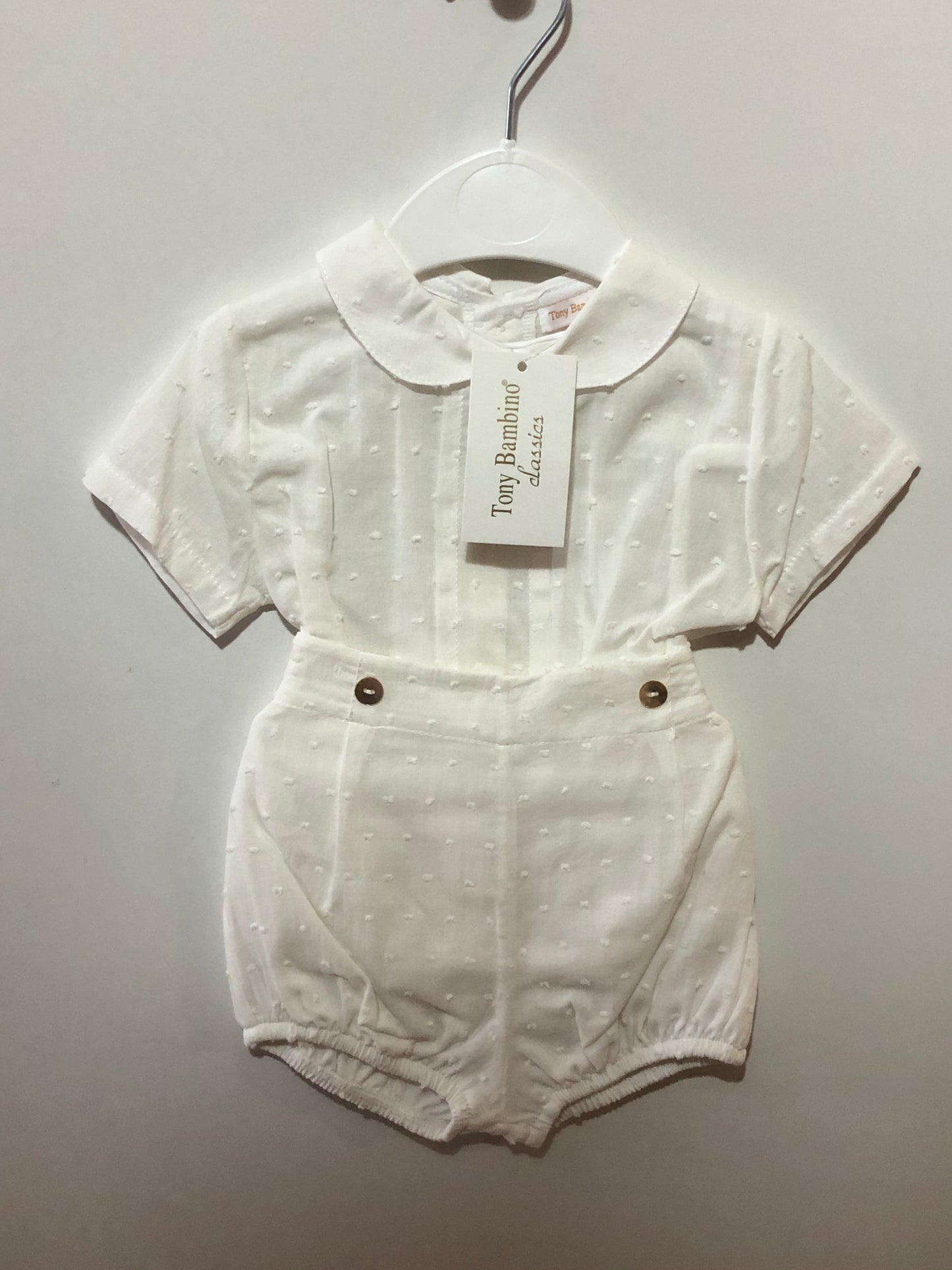 Conjunto Niño Marfil Tony Bambino lolimariscalmoda 14.90