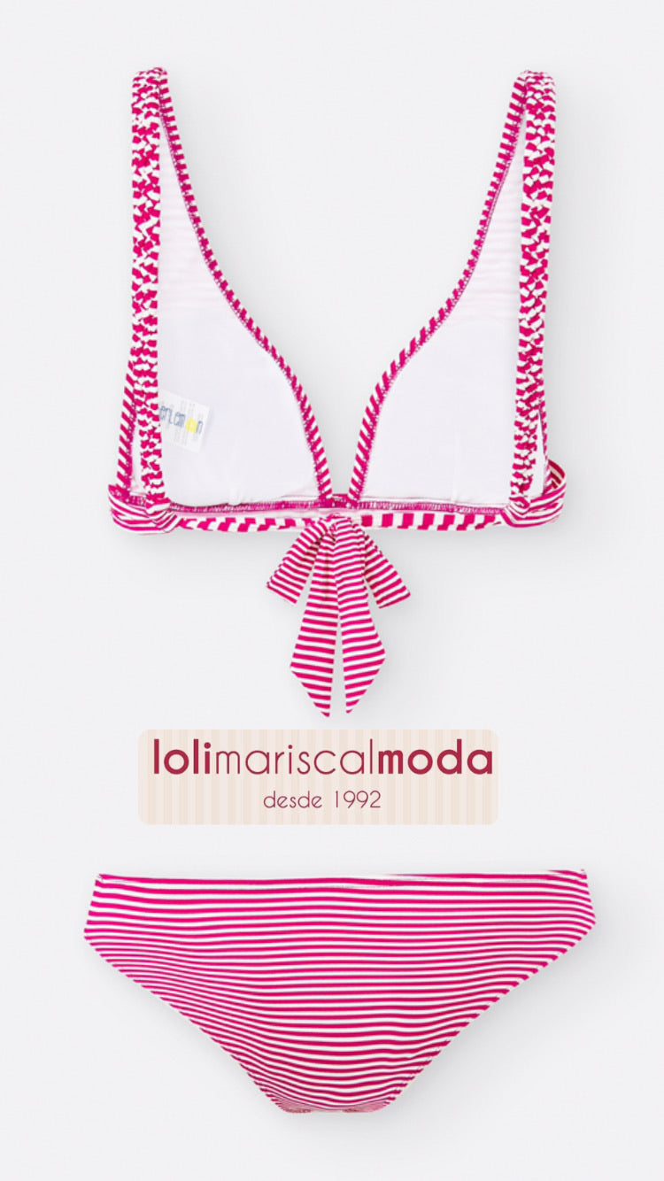 Biquini WaterLemon NC21 Rayas rosas lolimariscalmoda 21.95