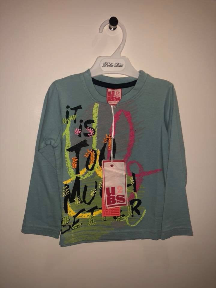 Camiseta Azul con detalles de colores lolimariscalmoda 3.99