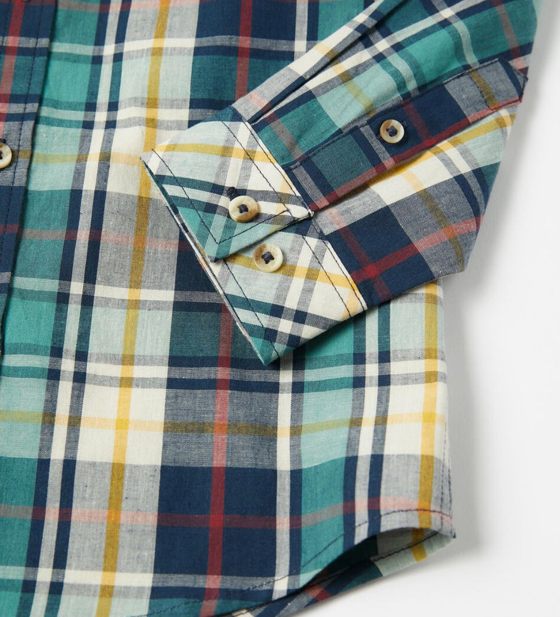 Camisa Cuadros Verdes Niño Zippy