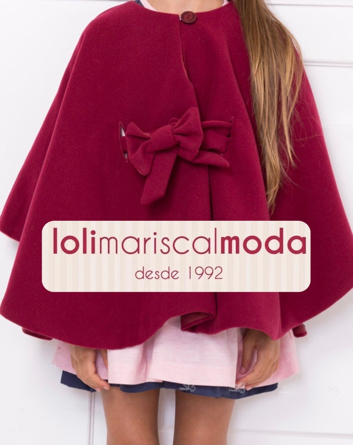 Capa Burdeos Lazo Nekenia lolimariscalmoda 29.99